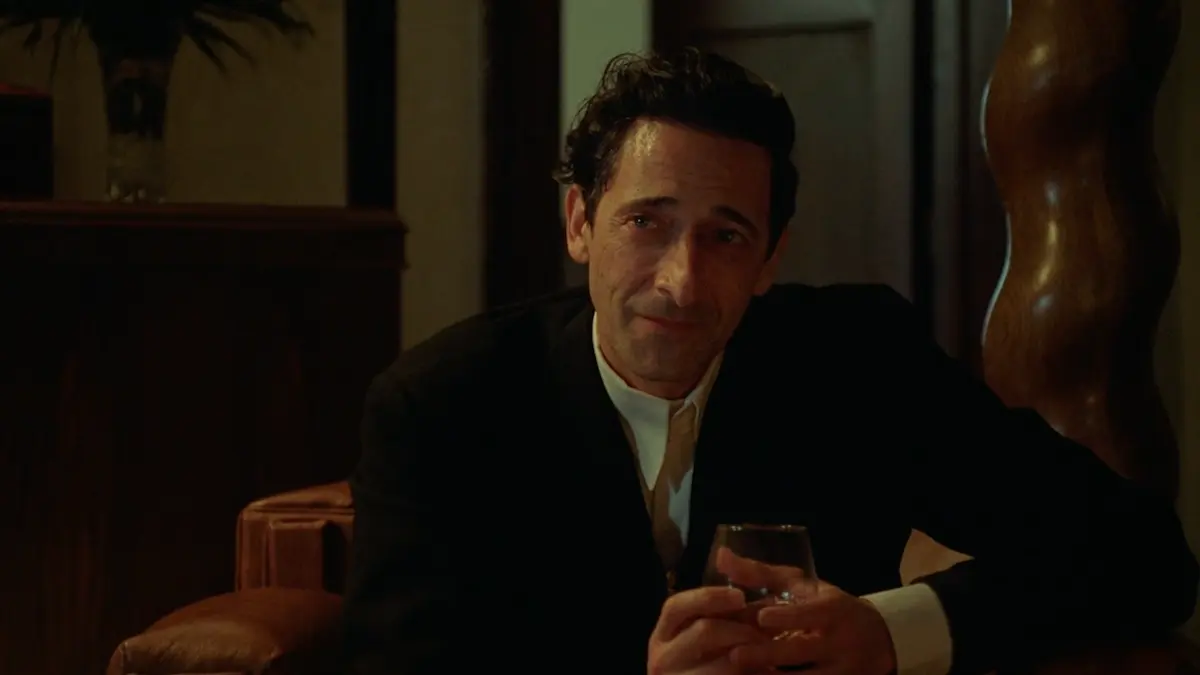 Adrien Brody in the Brutalist (2024)